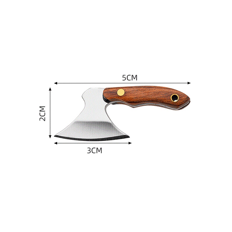 Woodworking Hatchet - Mini hache de poche en acier