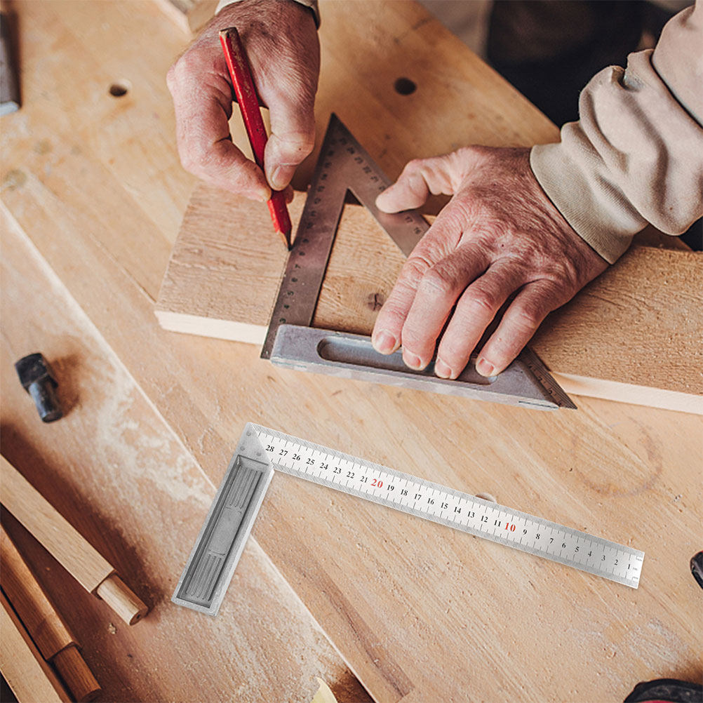 Woodworking Carpenter - 2 pièces de règle d'angle robuste