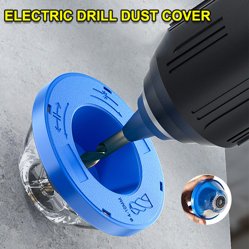 Woodworking Dust Collection - Perceuse électrique, couvercle anti-poussière, bols à