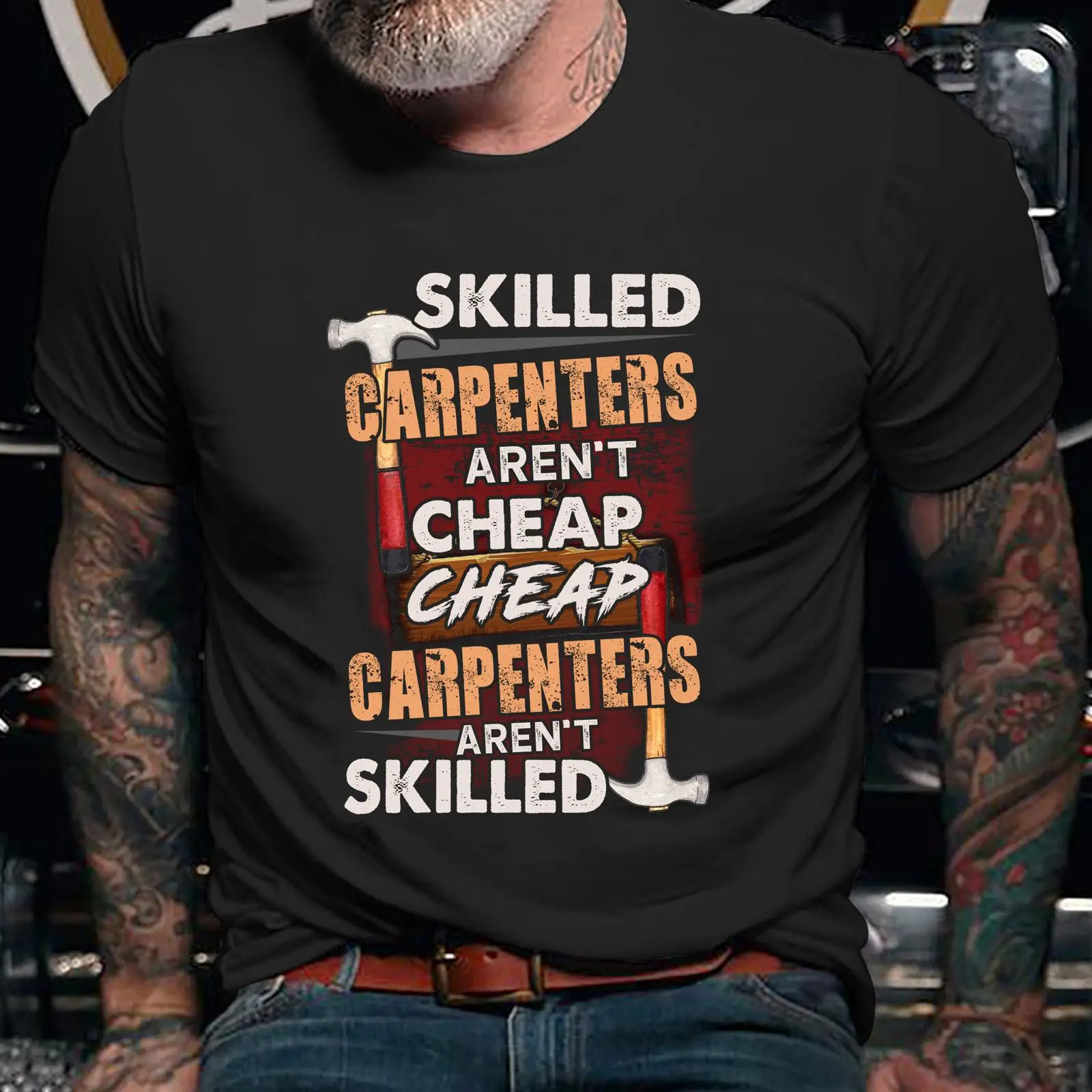 Woodworking Quotes Funny - T-shirt avec citation amusante « Les
