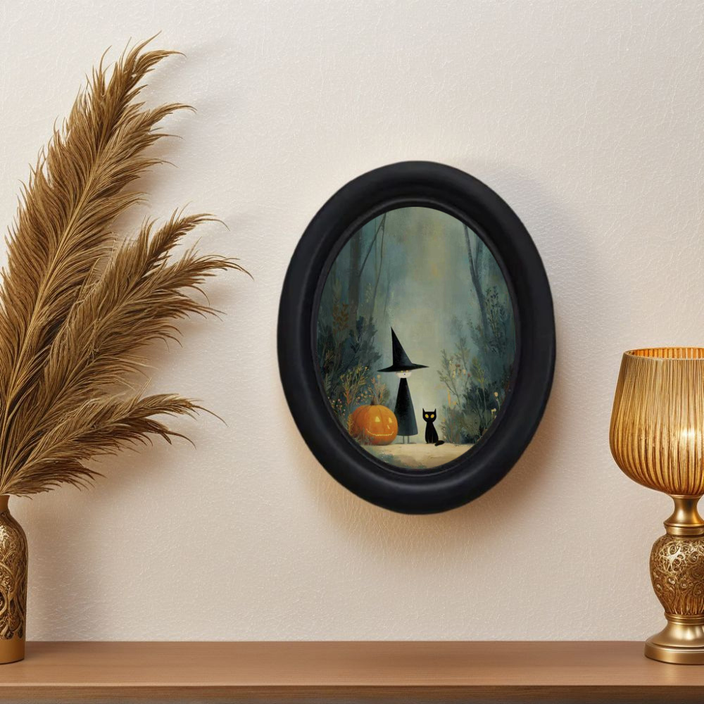 Une sorcière d'Halloween vinta - Woodworking Veneer avis et prix