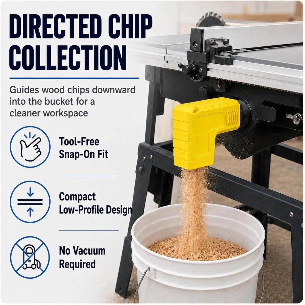 Adaptateur de collecte de sciu - Woodworking Dust Collection avis et prix