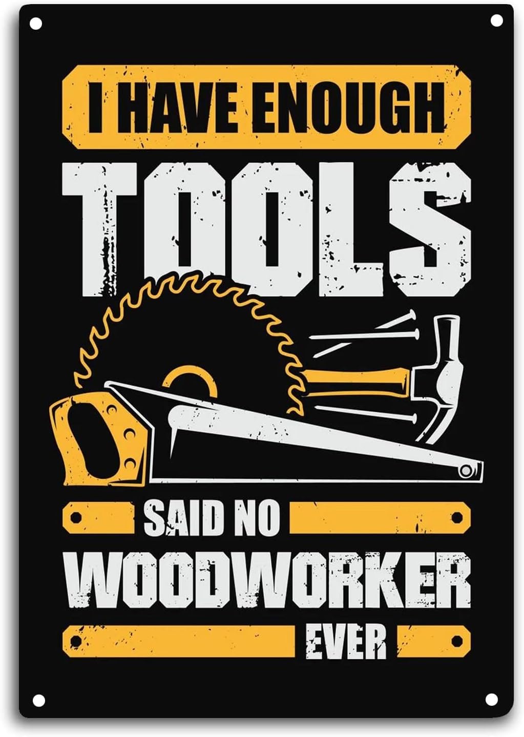 Panneau en métal pour menuisie - Woodworking Quotes Funny avis et prix