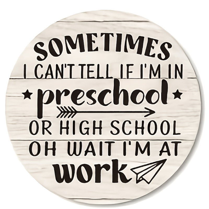 Plaque murale ronde en bois av - Woodworking Quotes Funny avis et prix