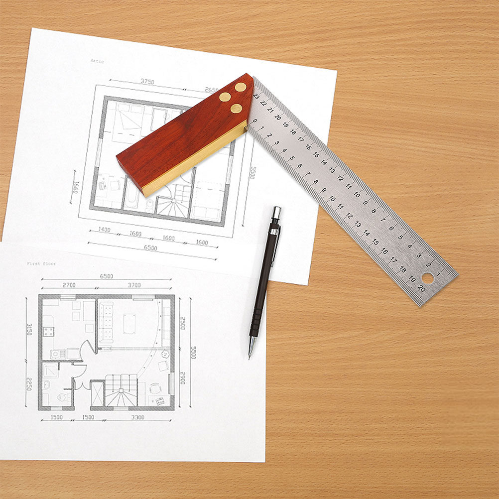 1 pièce de règle d'angle en bo - Woodworking Carpenter avis et prix