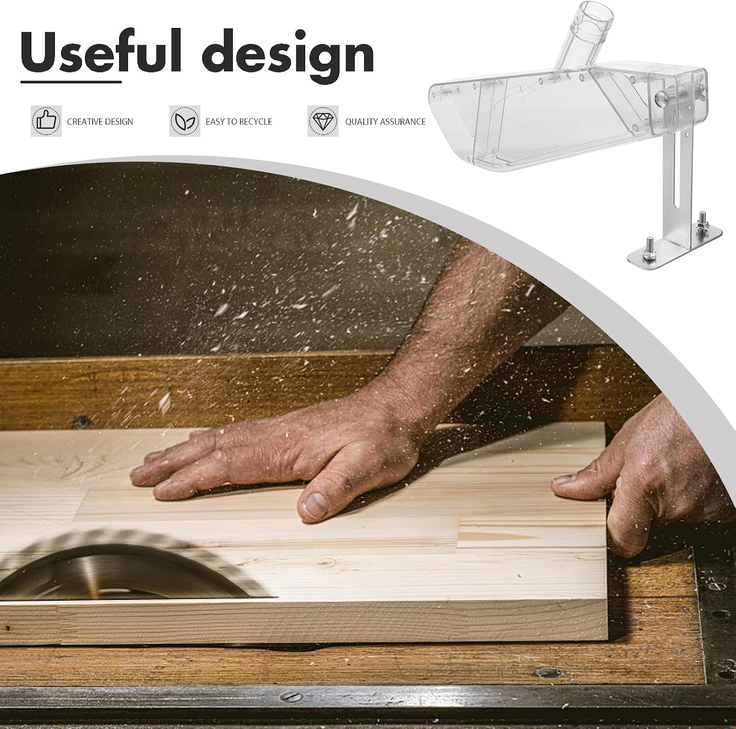 Cache de protection transparen - Woodworking Dust Collection avis et prix